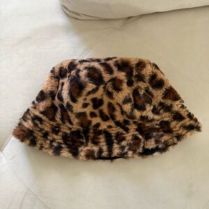 Leopard Print Kids Bucket Hat
